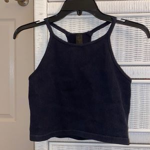 Altar’d State navy blue halter top